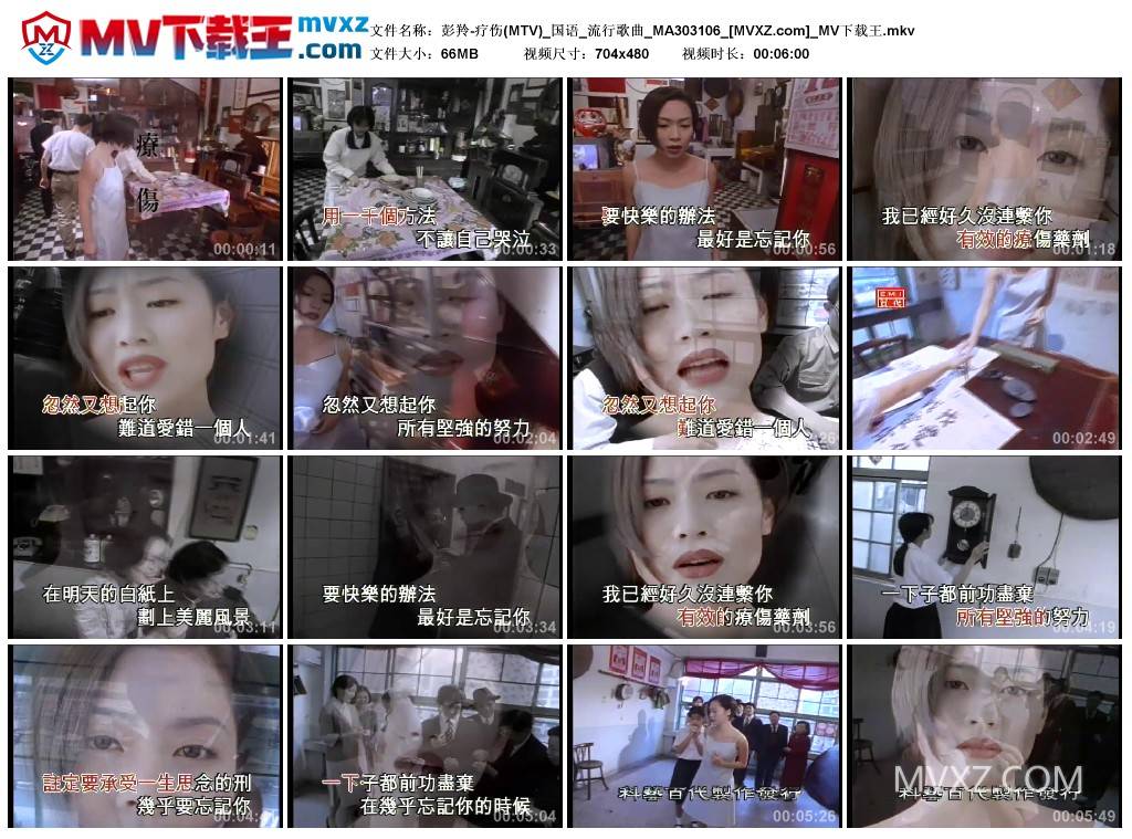 彭羚-疗伤(MTV)_国语_流行歌曲_MA303106